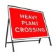 Heavy Plant Crossing Sign